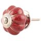 Cherry Golden Line Ceramic Melon Cabinet Knob